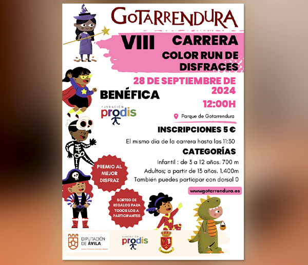 VIII Carrera Color Run de disfraces